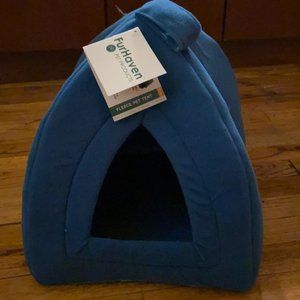 Calming Fleece Covered Dog & Cat Bed